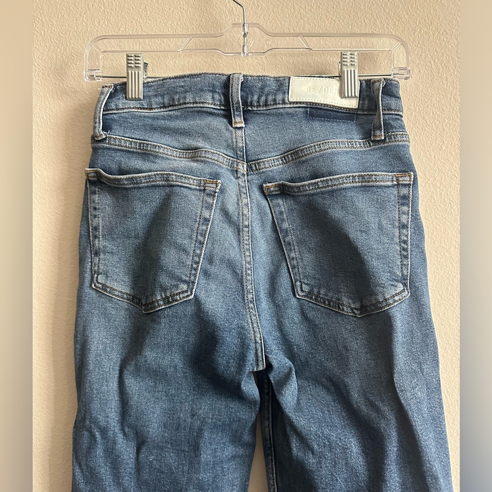 Re/Done 70s stove pipe Jean size 25 - mid 70s wash - Picture 3 of 5
